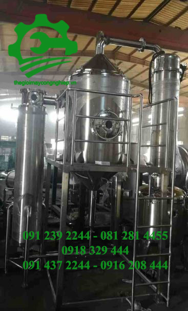 máy chiết suất cô đặc dược liệu