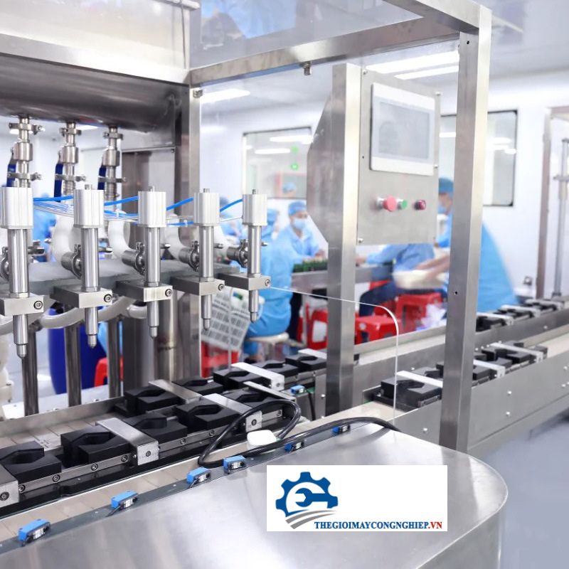 Hệ thống chiết rót dầu gội tự động