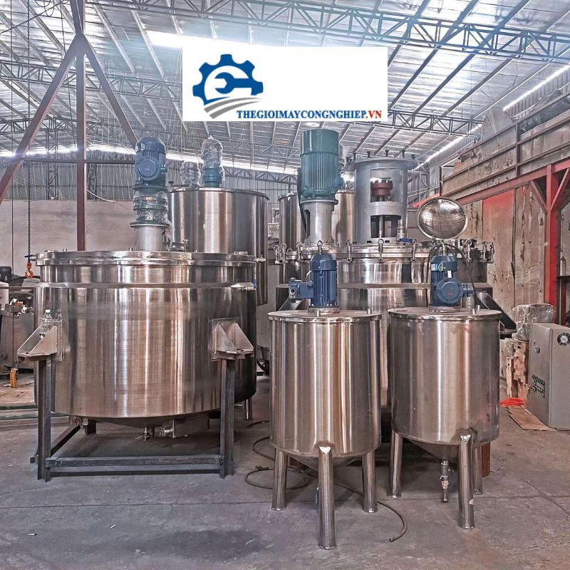Gia công bồn khuấy trộn mỹ phẩm