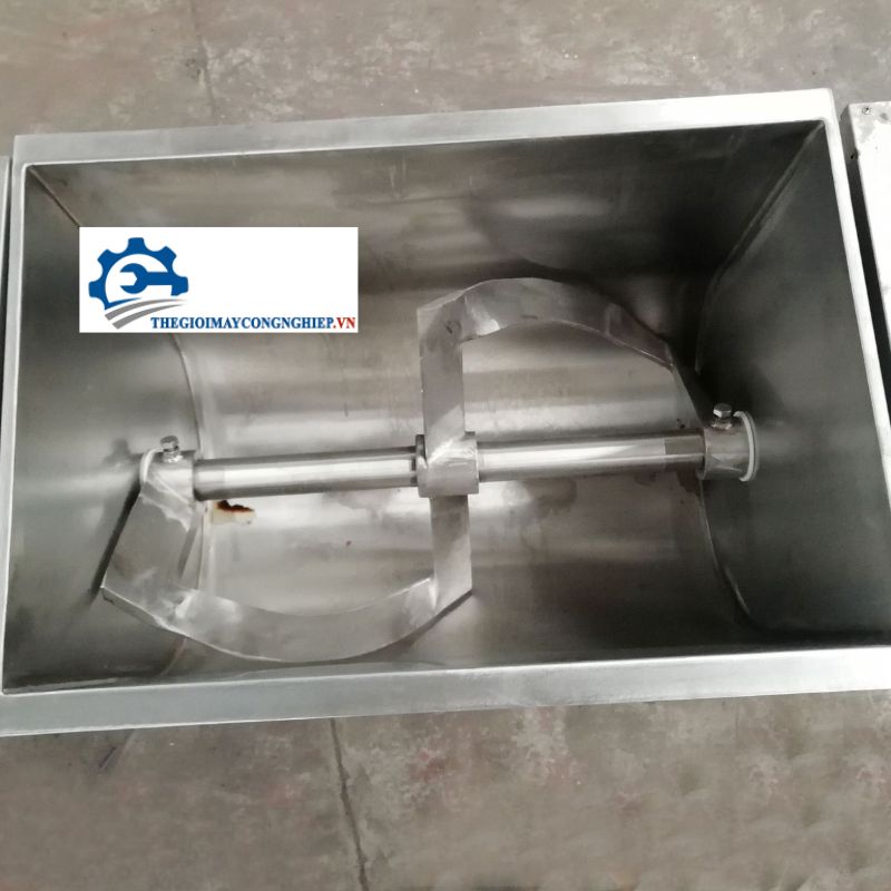 Máy trộn bột hình máng nằm ngang