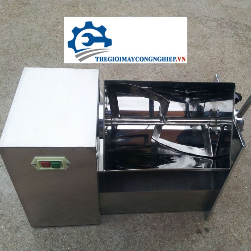Máy trộn bột hình máng nằm ngang