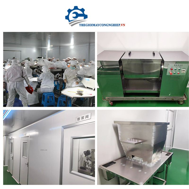 Máy trộn bột hình máng