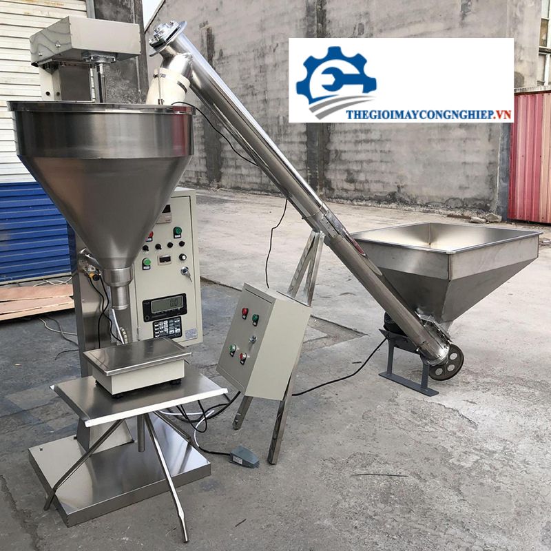 Máy chiết bột bán tự động