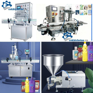 Máy chiết nước và đóng chai tự động - Máy chiết nước trái cây, chanh dây, nước khoáng đóng chai