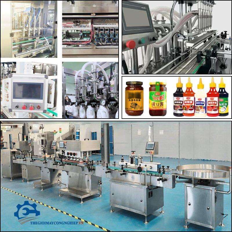 Máy chiết mỹ phẩm, thực phẩm – Máy chiết kem, dầu gội đầu, mỹ phẩm, thực phẩm dạng sệt hoặc lỏng