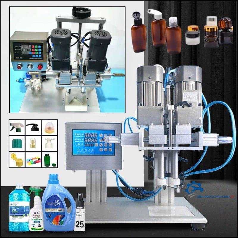 MÁY ĐÓNG NẮP CHAI LỌ - máy đóng nắp mini, máy siết nắp chai nước