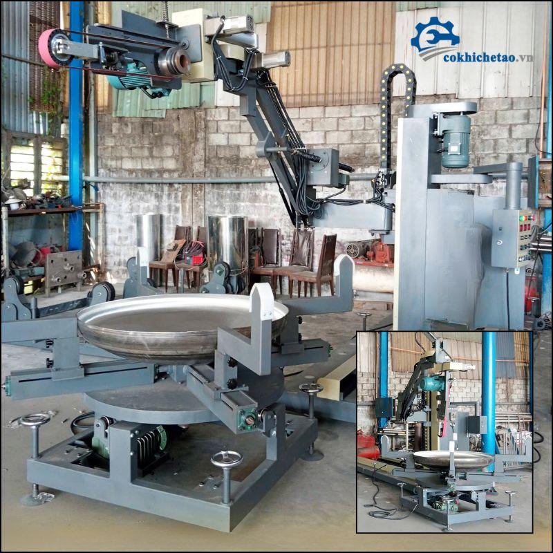 [Giới Thiệu] Máy Đánh Bóng Bồn Inox - Máy Đánh Bóng Kim Loại Đai Nhám Đa Năng