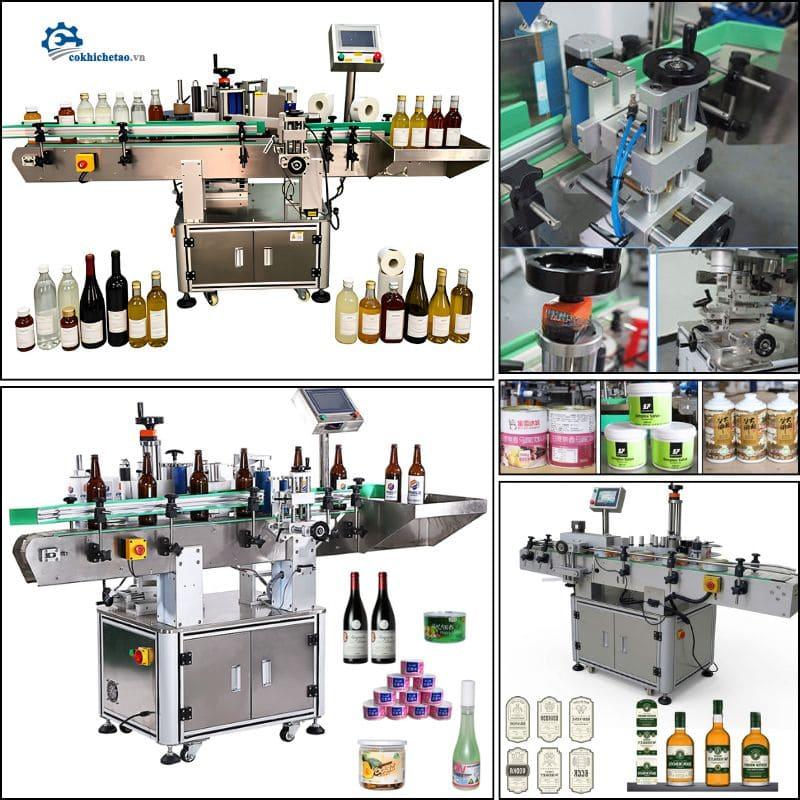 Máy dán nhãn chai tròn tự động – Cung cấp máy dán nhãn để bàn