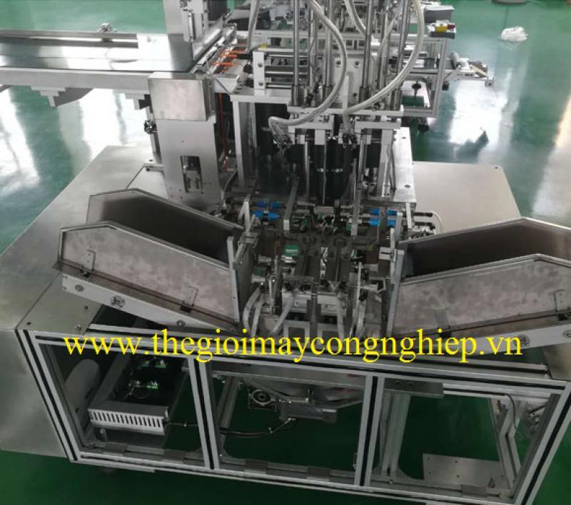 Máy gấp mặt nạ – Máy xếp mặt nạ và cho vào túi bán tự động