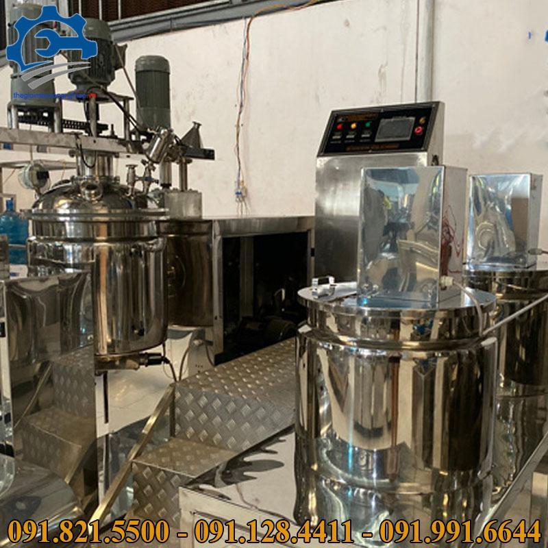 Máy nhũ hóa mỹ phẩm hút chân không – Máy đồng hóa mỹ phẩm chân không