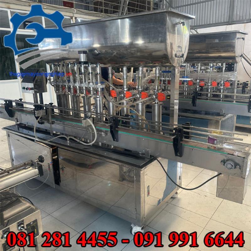 [CẢI THIỆN SẢN LƯỢNG] Chỉ bằng máy chiết rót hóa chất 8 vòi