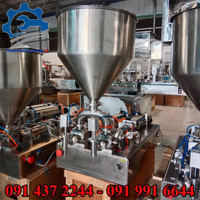 Máy chiết rót định lượng 2 vòi| Máy chiết rót sữa rửa mặt