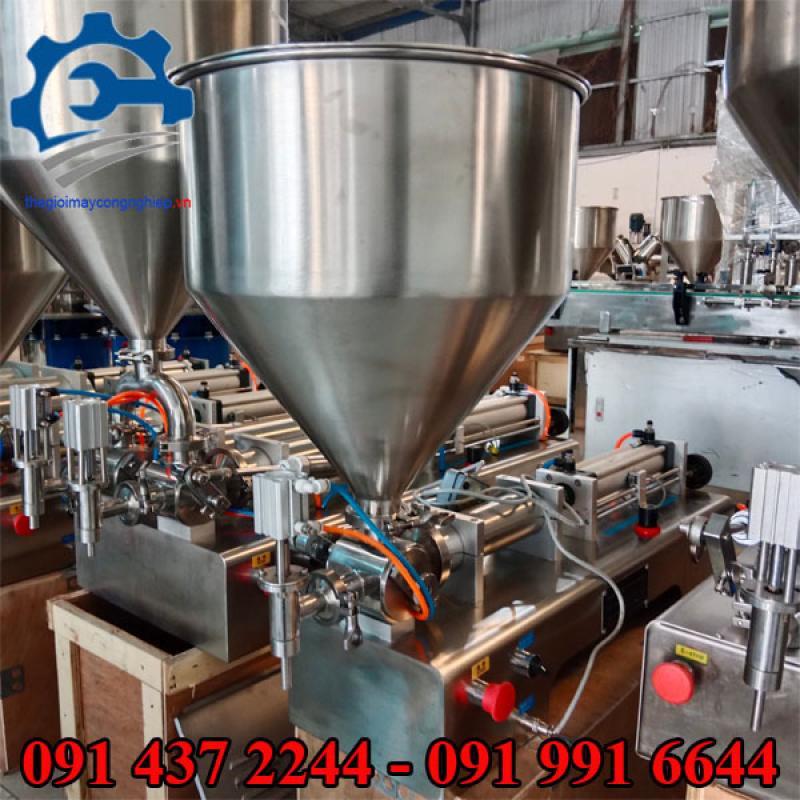Máy chiết rót định lượng tương ớt|Máy chiết rót 1 vòi giá rẻ