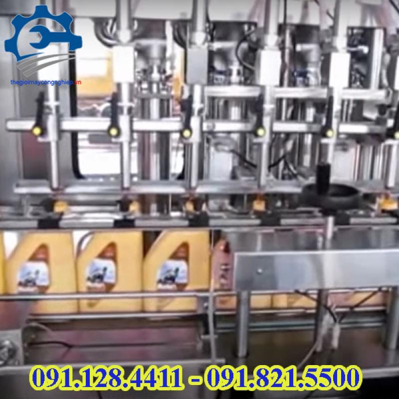 Máy chiết rót dầu nhớt 3 trong 1, máy chiết rót tự động giá rẻ