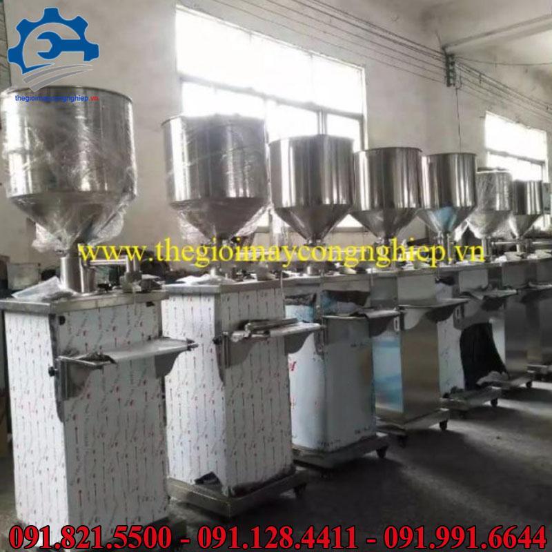 Máy chiết mỹ phẩm, thực phẩm bán tự động– Máy chiết nước mắm, chiết nước tương, chiết nước rửa chén