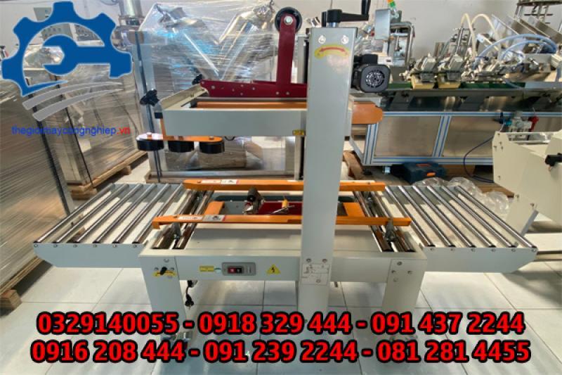 Máy Dán Thùng –Máy dán thùng 2 mặt, Máy dán thùng carton bán tự động