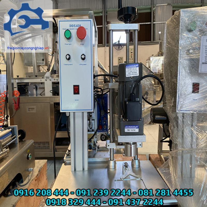 Máy đóng nắp công nghiệp - máy vặn nắp, máy đóng nắp chai 1 motor