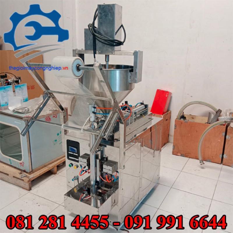 [KHAI PHÁ] Năng suất cùng máy đóng gói tương ớt mini 3 biên