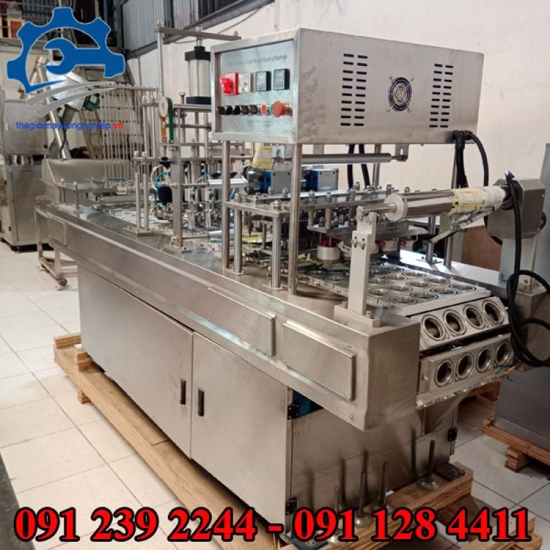 Máy đóng hộp sữa chua| Máy đóng gói sữa chua công nghiệp