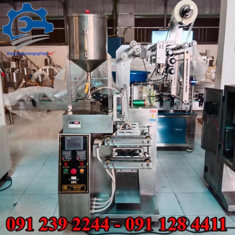 Máy đóng gói thực phẩm dạng lỏng| Máy đóng gói sa tế giá rẻ