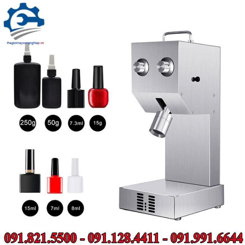 Máy vặn nắp chai sơn móng tay- Máy đóng nắp chai nước hoa bán tự động