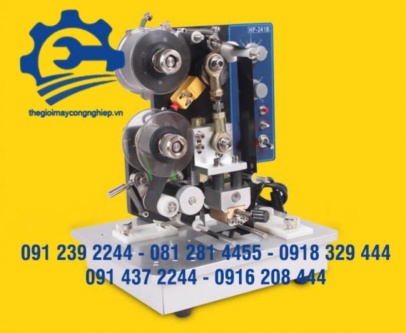Máy in date bán tự động – Máy in date trên nhiều chất liệu