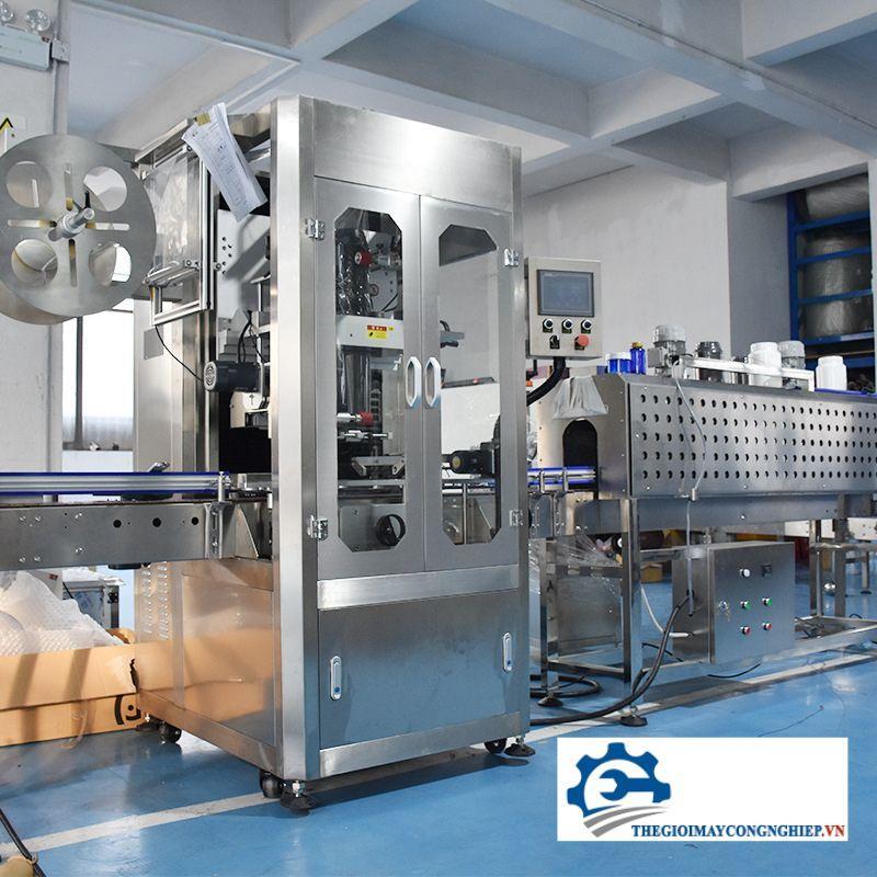 Máy phóng nhãn co màng – Máy phóng nhãn chai và co nhãn tự động