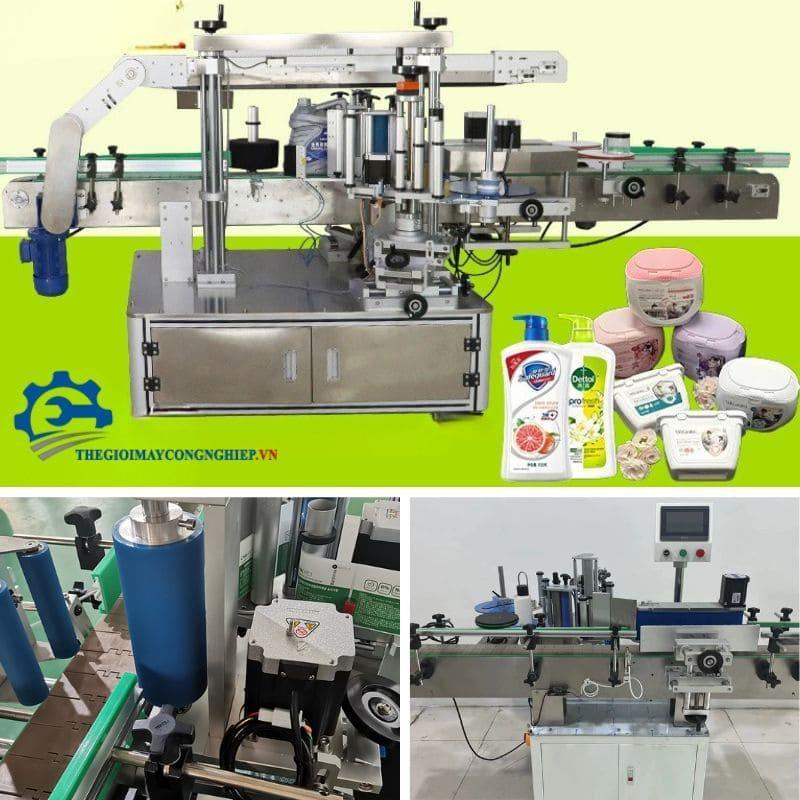 Máy dán nhãn tự động – Máy dán nhãn chai, lọ, hộp tự động tốc độ nhanh