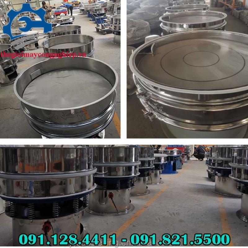 Máy sàng rung tròn nhiều tầng, máy sàng rung bột tròn giá rẻ