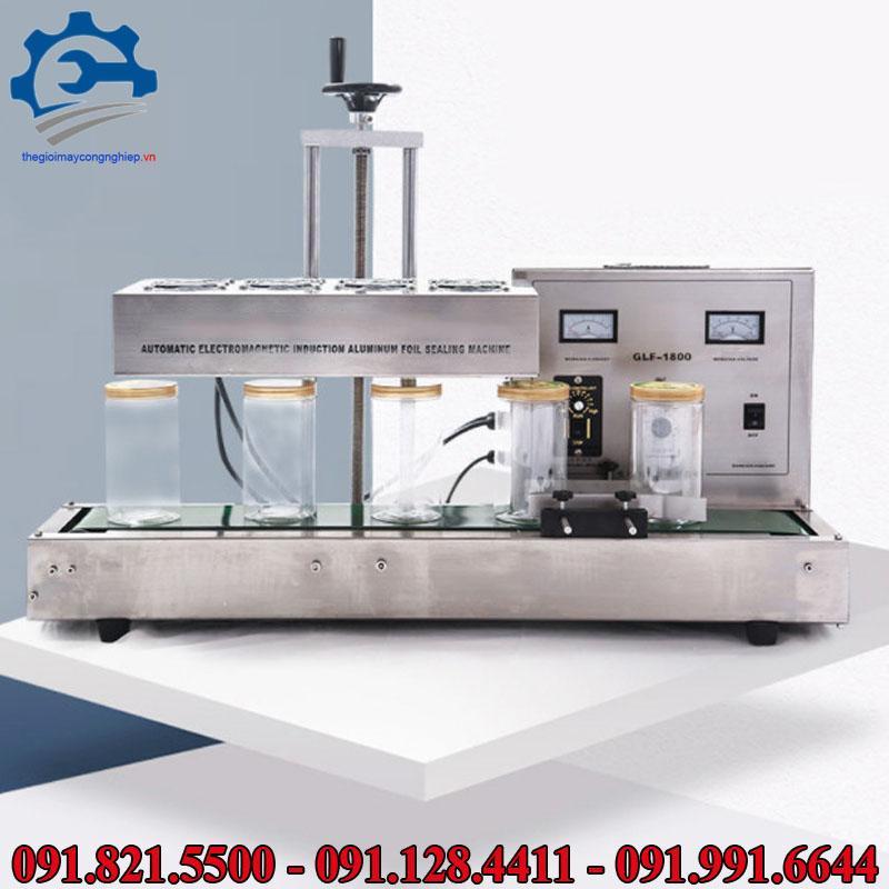 Máy seal màng nhôm hũ nhựa- Máy dán màng nhôm nắp chai, giá rẻ