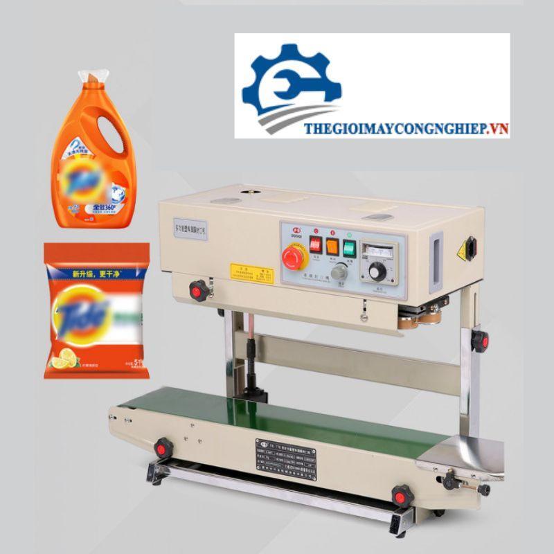 Máy hàn miệng túi liên tục – Máy niêm phong miệng túi nằm ngang