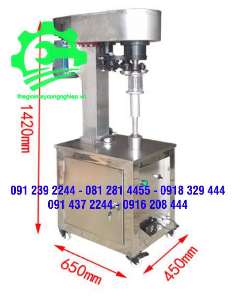 Máy viền mí lon nắp kim loại bán tự động – Cung cấp máy viền mí lon nắp thiếc