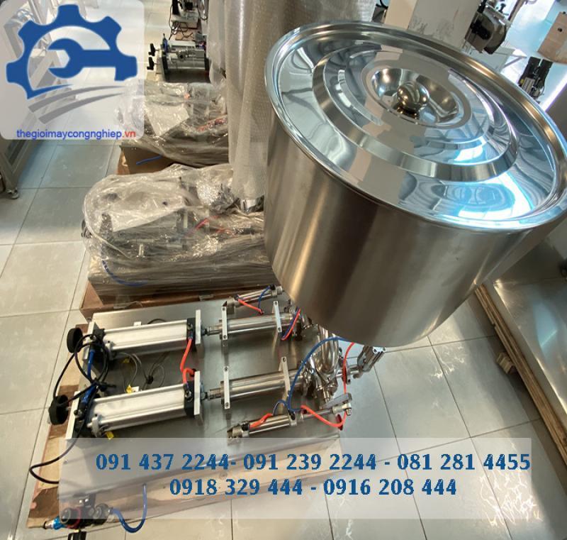 Máy chiết rót 2 vòi - Máy rót chiết mỹ phẩm, máy chiết rót bán tự động, máy chiết 250ml