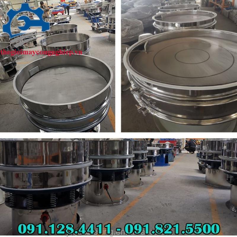 Máy sàng rung tròn nhiều tầng, máy sàng rung bột tròn giá rẻ
