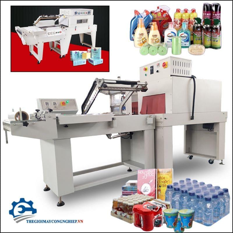 Máy co nhiệt màng, lốc chai, máy rút màng co chai hộp các loại