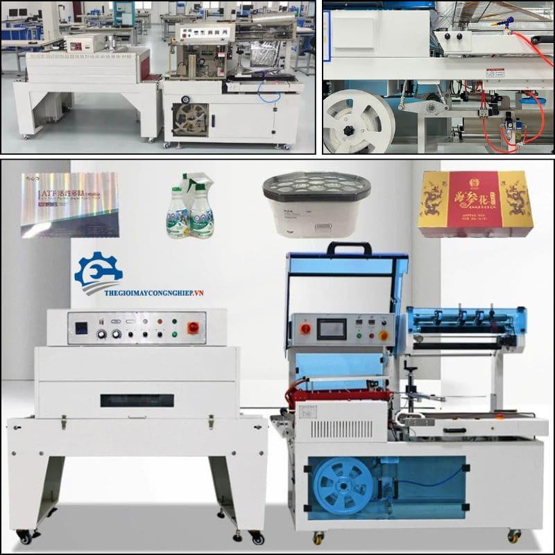 Máy cắt dán màng co tự động- Máy cắt co màng co đa năng